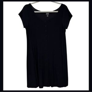 Little Black Dress Eileen Fisher Button Front